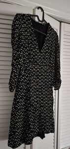Zara in Small Size printed black dress